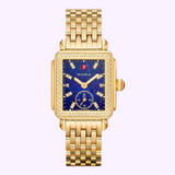 Michele MWW06V000126 Deco Mid Gold Diamond Stainless Steel Watch