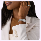 Michele Watches Deco Madison Mini Diamond Stainless Steel Watch MWW06D000171