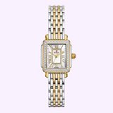 Michele Watches Deco Madison Mini Diamond Two-Tone 18K Gold-Plated Watch MWW06D000172