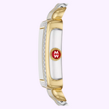 Michele Watches Deco Mid Two-Tone 18K Gold-Plated Diamond MWW06V000132