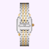 Michele Watches Deco Mid Two-Tone 18K Gold-Plated Diamond MWW06V000132