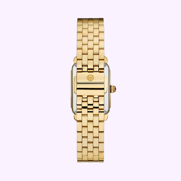 Michele Watches Deco Park 18K Gold-Plated Watch MWW06E000146