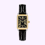 Michele Watches Deco Park Black Leather Watch MWW06E000148