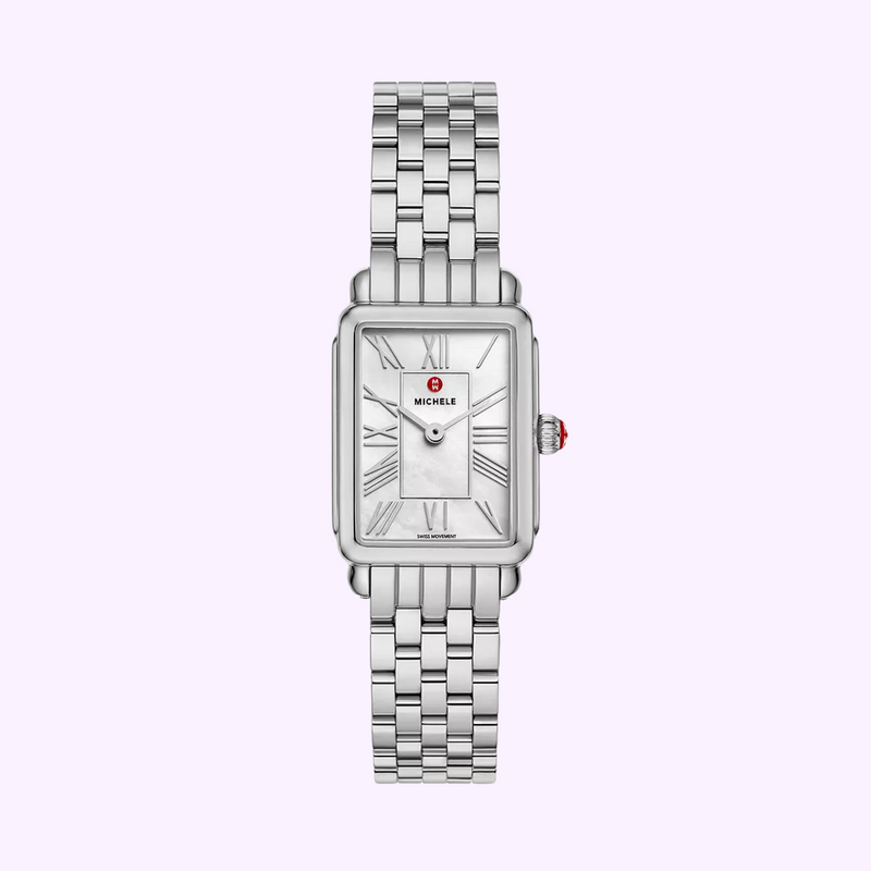 Michele Watches Deco Park Stainless Steel Watch MWW06E000144