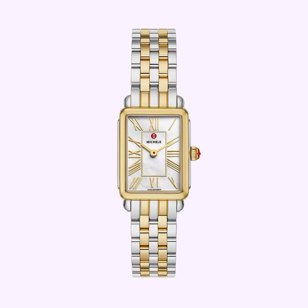 Michele Watches Deco Park Two-Tone 18K Gold-Plated Watch MWW06E000145