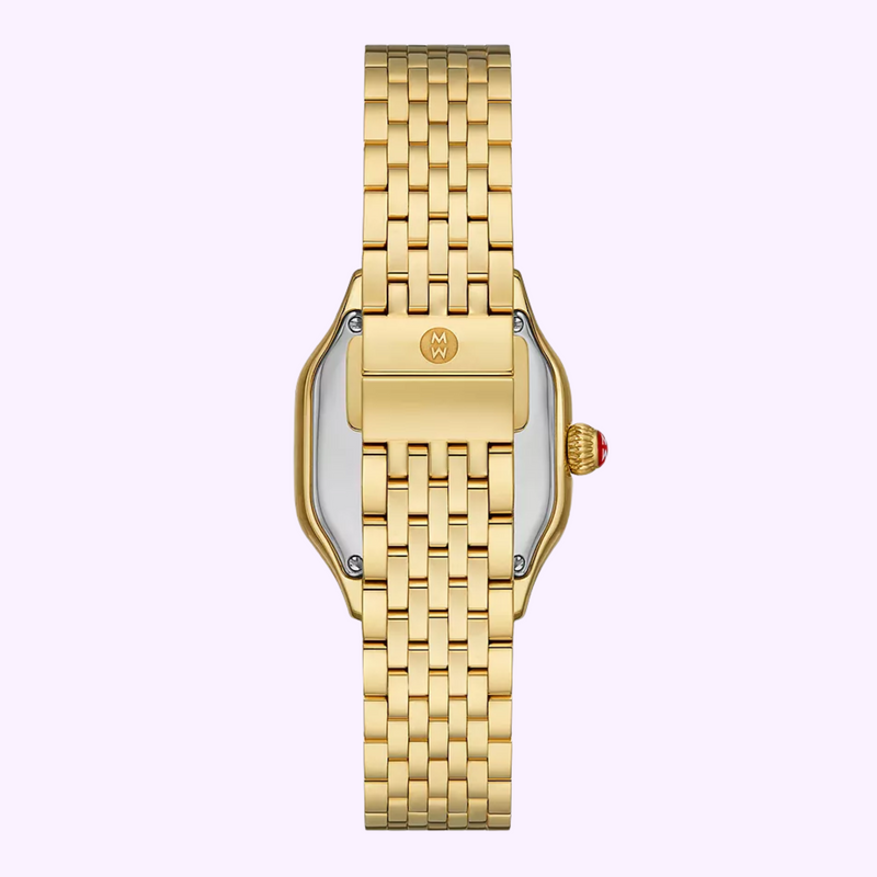 Michele Watches Meggie 18K Gold-Plated Diamond Dial MWW33B000010