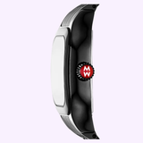 Michele Watches Meggie Three-Hand Black Stainless Steel Watch MWW33B000019