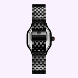 Michele Watches Meggie Three-Hand Black Stainless Steel Watch MWW33B000019