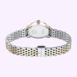 Back View 2 Michele Watches Serein Oval Diamond Two-Tone 18K Gold-Plated Watch MWW21H000002
