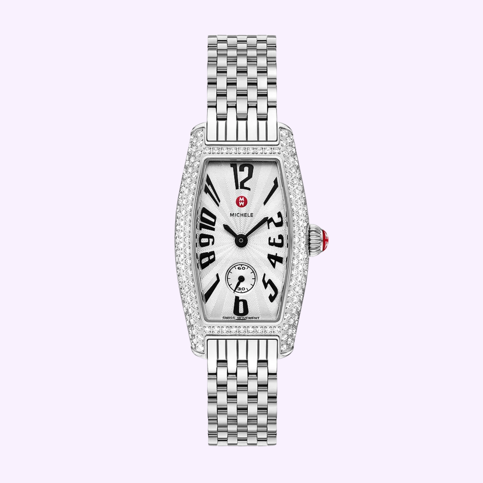 Limited Edition Michele diamond watch like new Michele Limited Edition Madison Mid Pink Mother-of-Pearl  main image 2