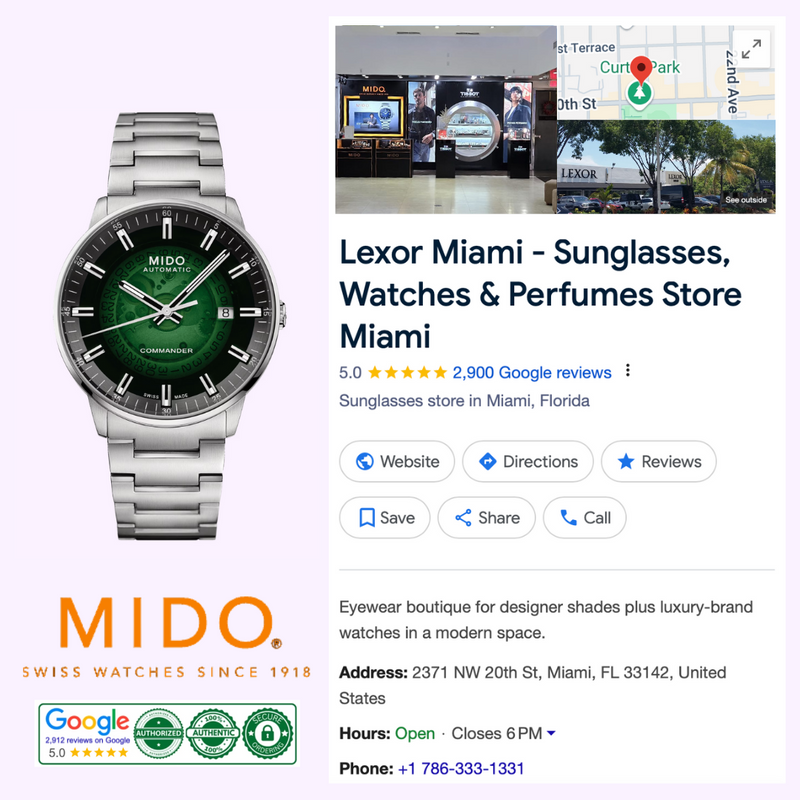 Mido Watches Commander Gradient M0214071141103  UPC: 7612330153214