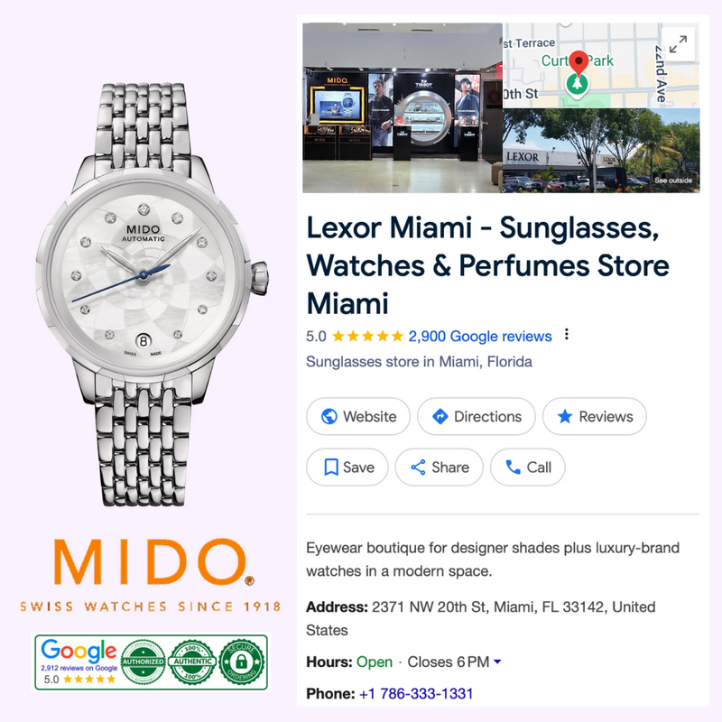 Mido Watches Rainflower M0432071110600 UPC: 7612330149224