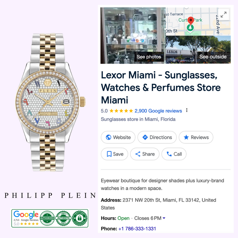 PHILIPP PLEIN PW2BA0123 Date Superlative Crystal Woman Watch
