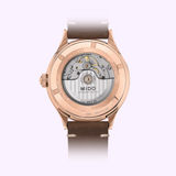 Mido M0404073606000 Multifort Patrimony Brown Leather Strap Men Watches