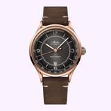 Mido M0404073606000 Multifort Patrimony Brown Leather Strap Men Watches