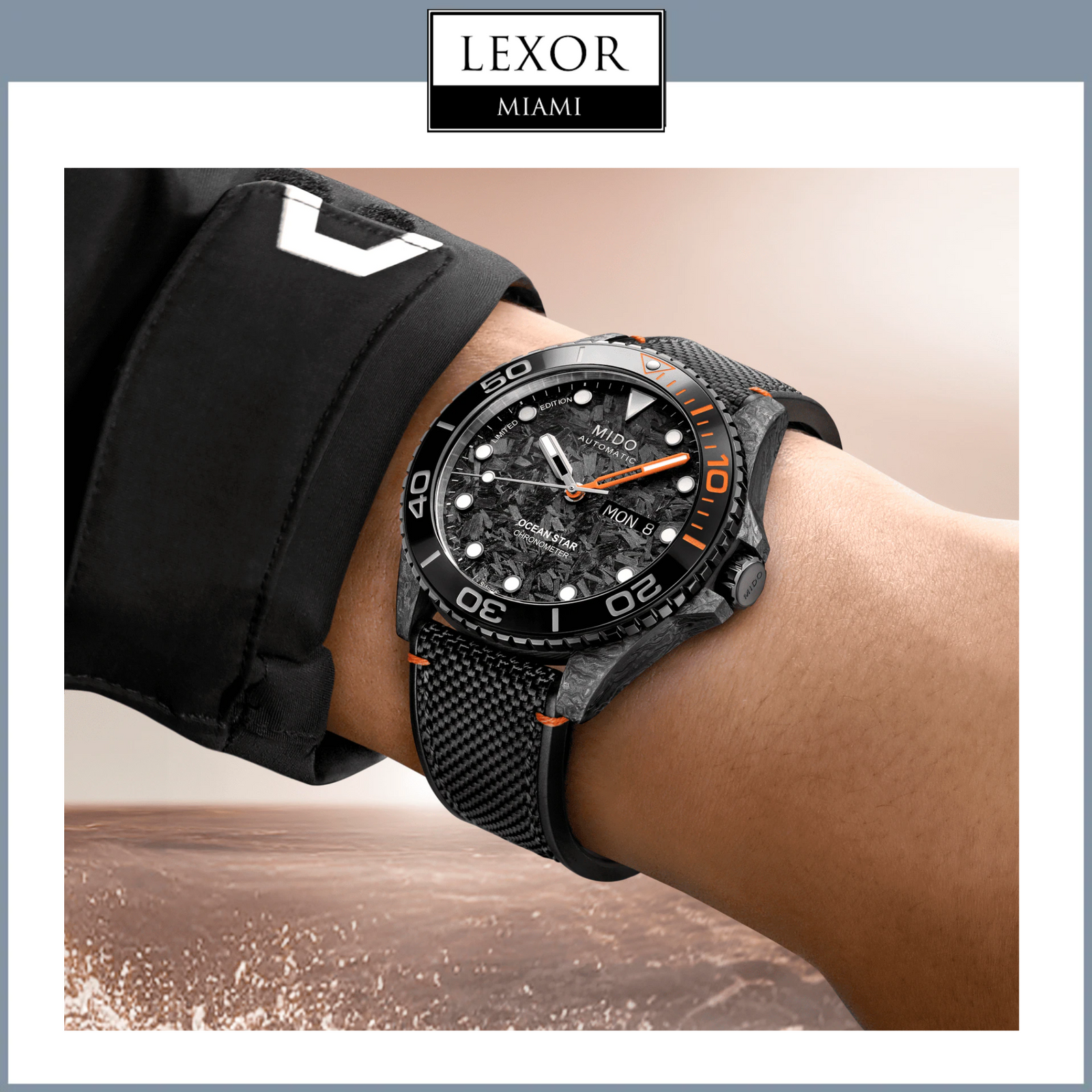 Mido Watches OCEAN STAR 200C CARBON M0424317708100 – Lexor Miami