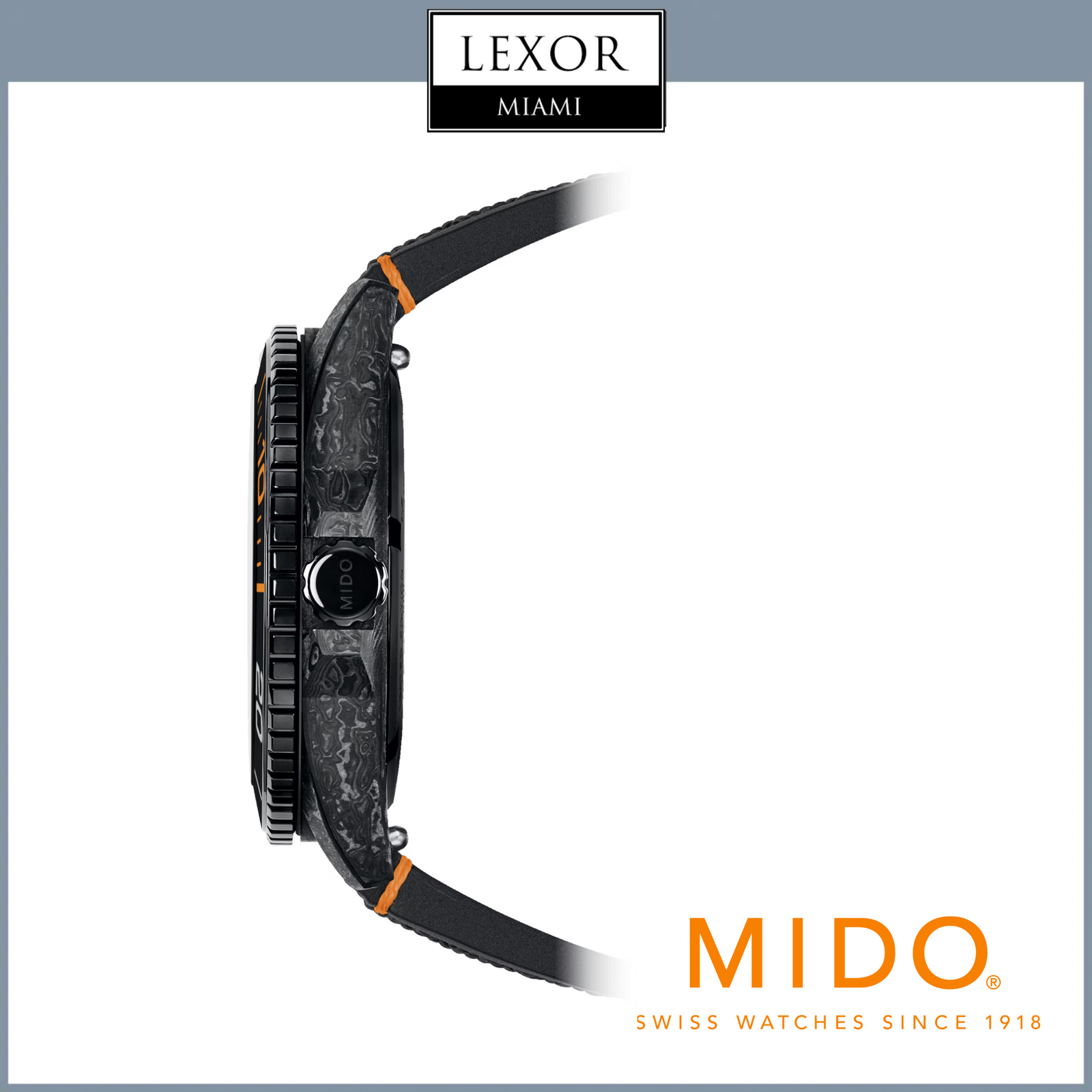 Mido Watches OCEAN STAR 200C CARBON M0424317708100 – Lexor Miami