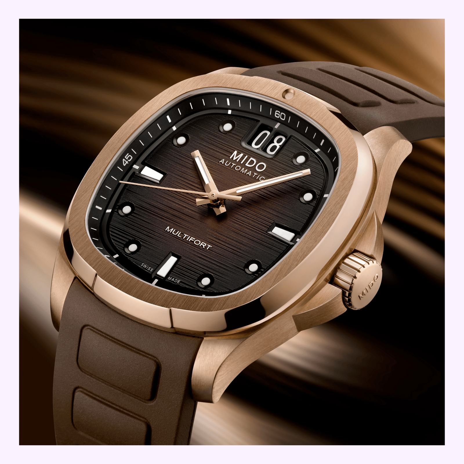 Mido M0495263729100 MULTIFORT TV BIG DATE Watch – Lexor Miami Mido M0495263729100 MULTIFORT TV BIG DATE Watch – Lexor Miami