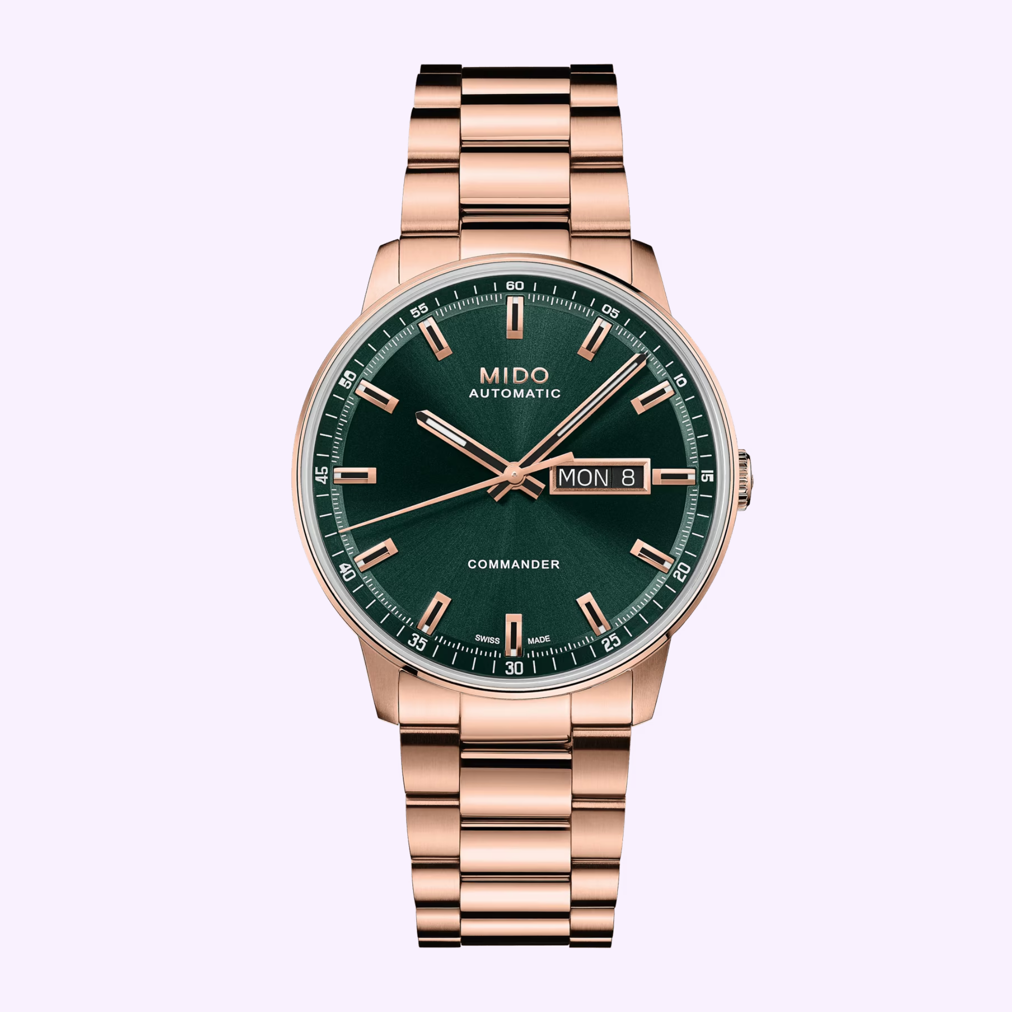 Mido Commander Datoday M0214303309100 automatic dress watch Miami Lexor Miami Swiss Made