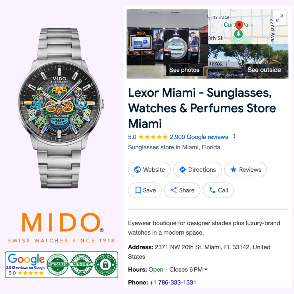 Mido Watch Commander Gradient Catrines M0214071141104 – Lexor Miami
