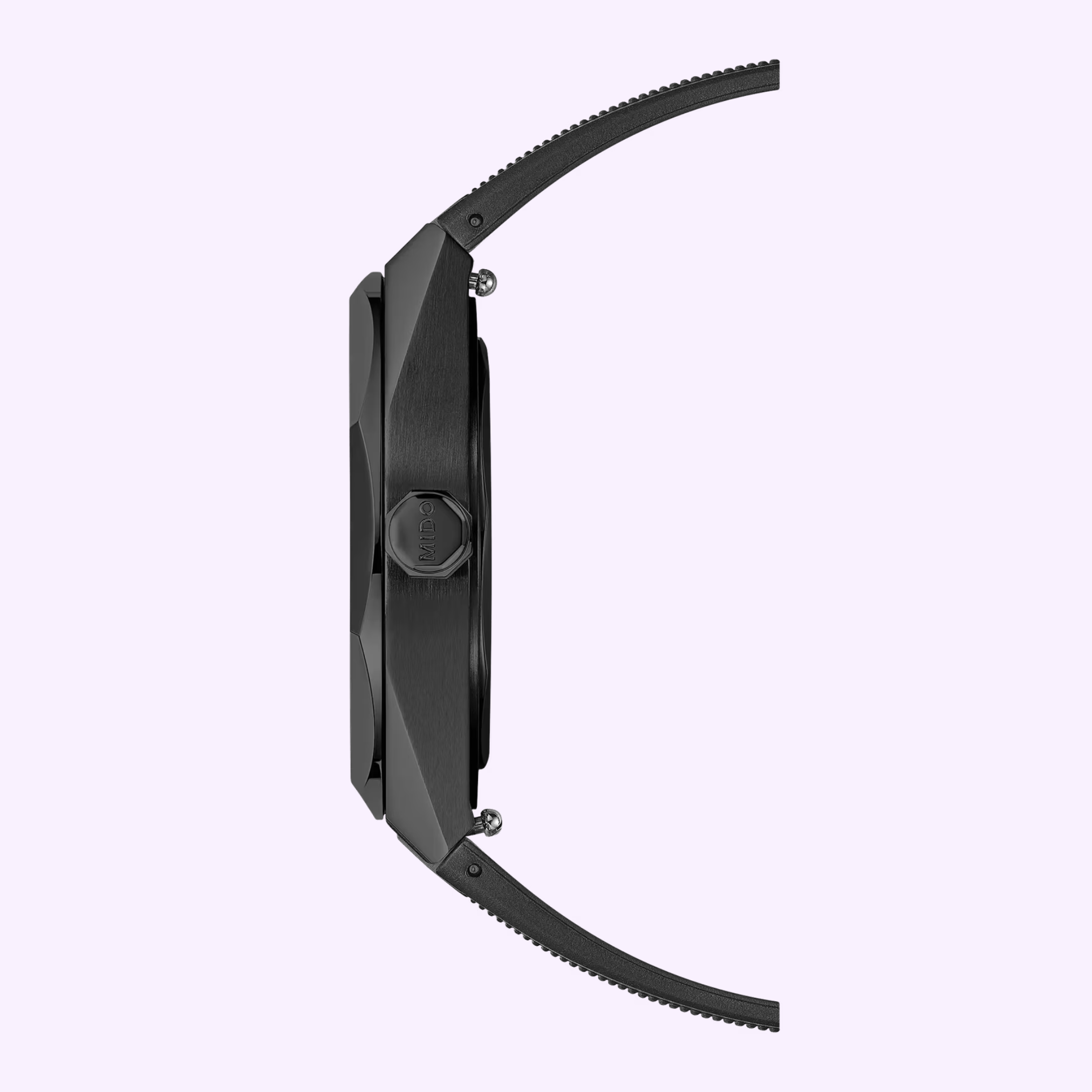 Side View Mido Watch Multifort 8 One Crown M0555073705100