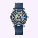 Mido Watch SPECIAL EDITION OCEAN Front View STAR DECOMPRESSION WORLDTIMER M026.829.17.041.00 Men (1 EXTRA STRAP)