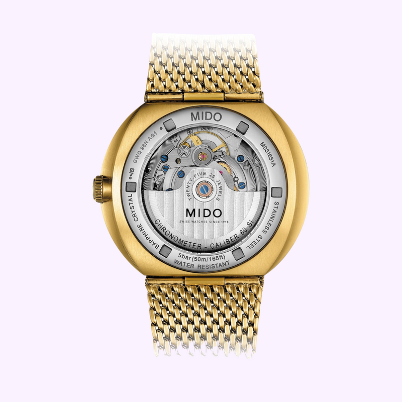 Mido Watches Commander 2 Stainless Steel Strap M0316313302100 Men