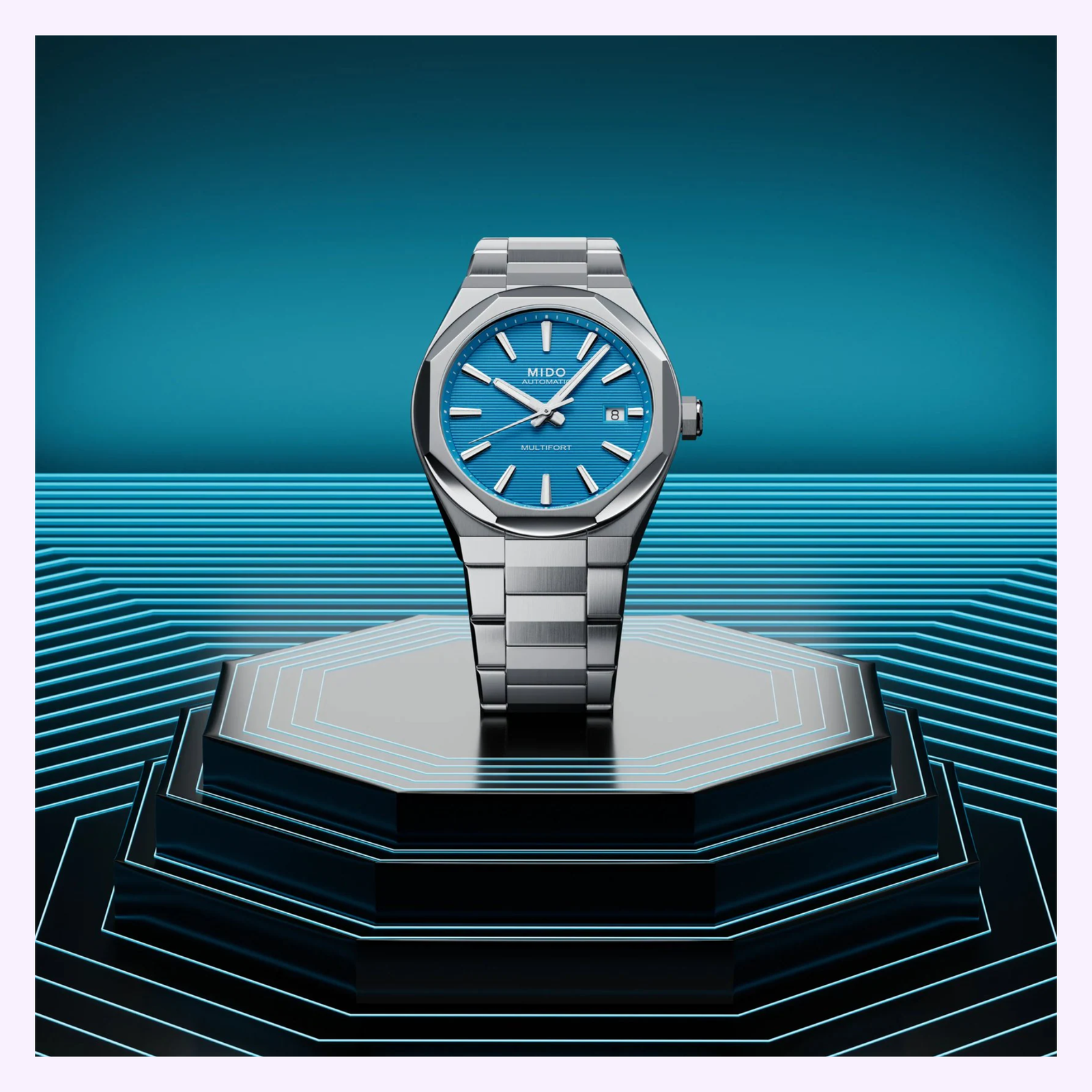 Mido Watches Multifort 8 One Crown M0555071104100 – Lexor Miami Mido Watches Multifort 8 One Crown M0555071104100 – Lexor Miami