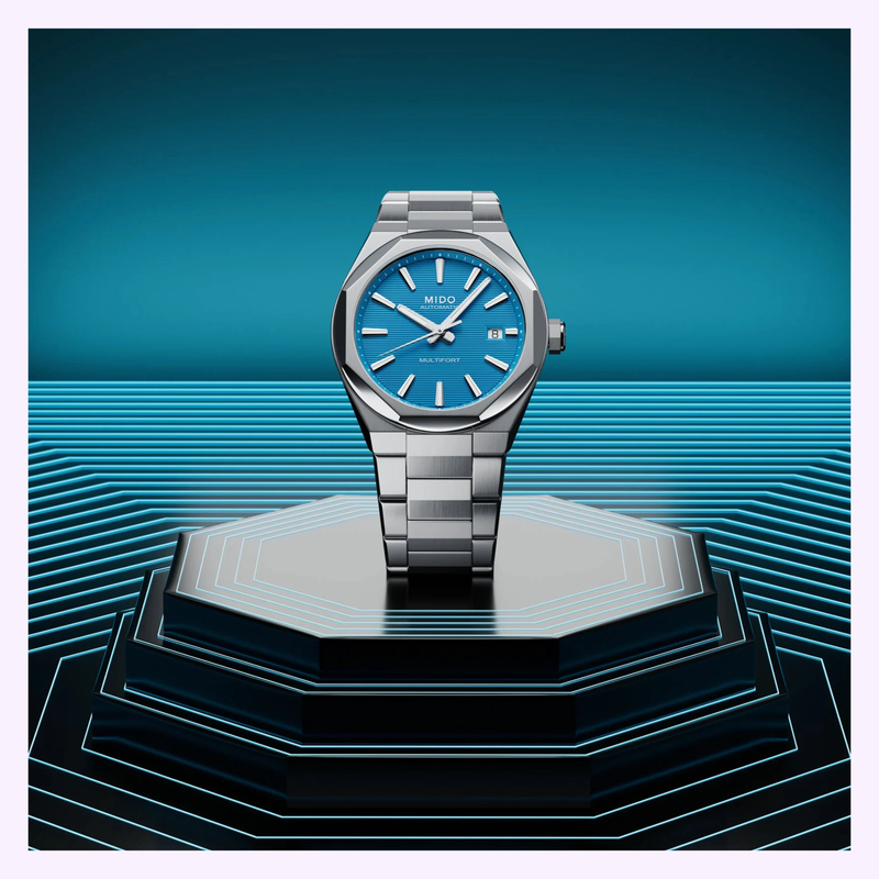Mido Watches Multifort 8 One Crown M0555071104100 – Lexor Miami Mido Watches Multifort 8 One Crown M0555071104100 – Lexor Miami