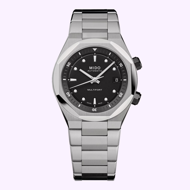 Mido Watches Multifort 8 Two Crowns M0475071105100  Upc: 7612330150961