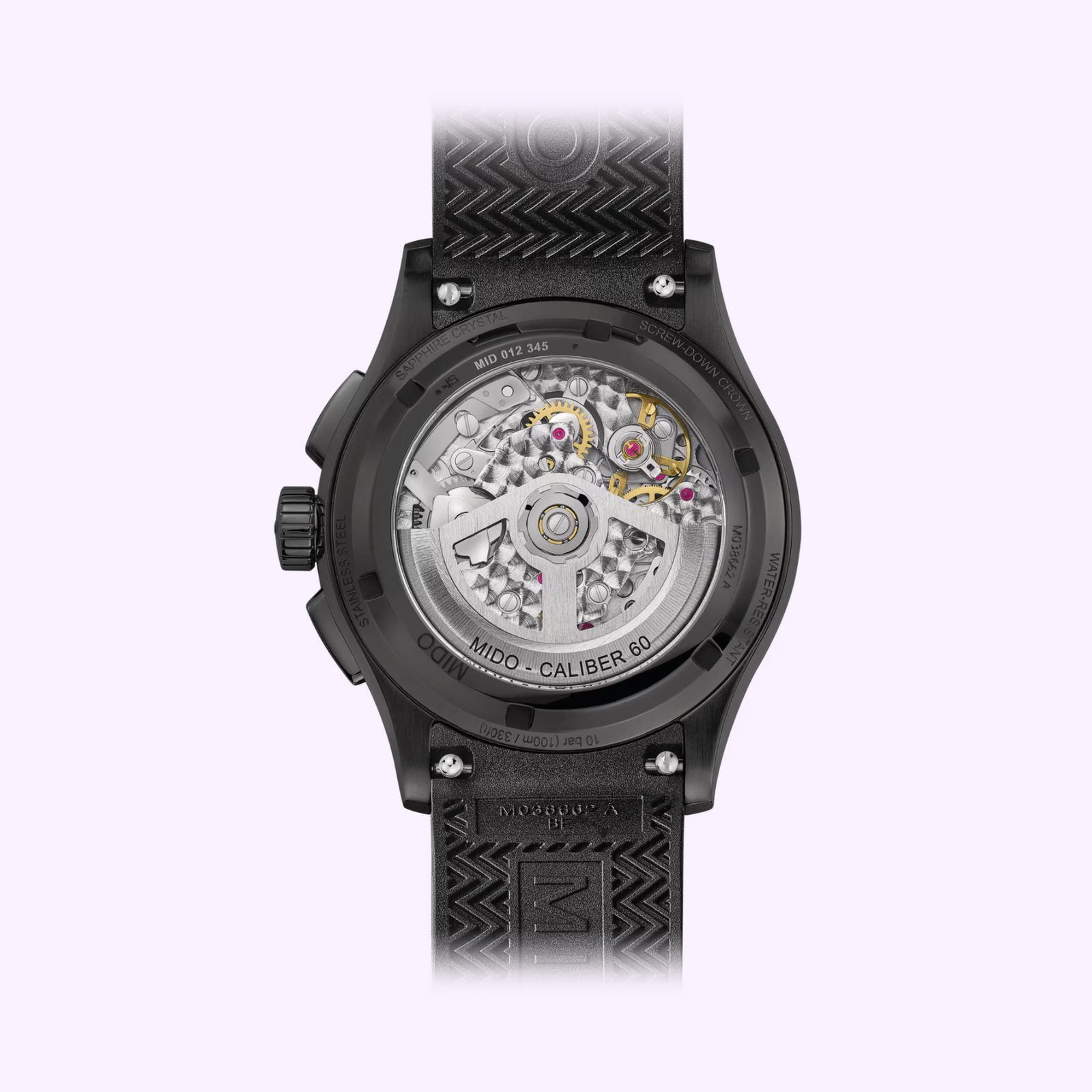 Mido Watches Multifort Skeleton Chronograph M0386623705000