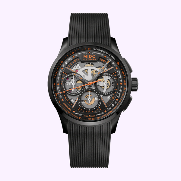 Mido Watches Multifort Skeleton Chronograph M0386623705000