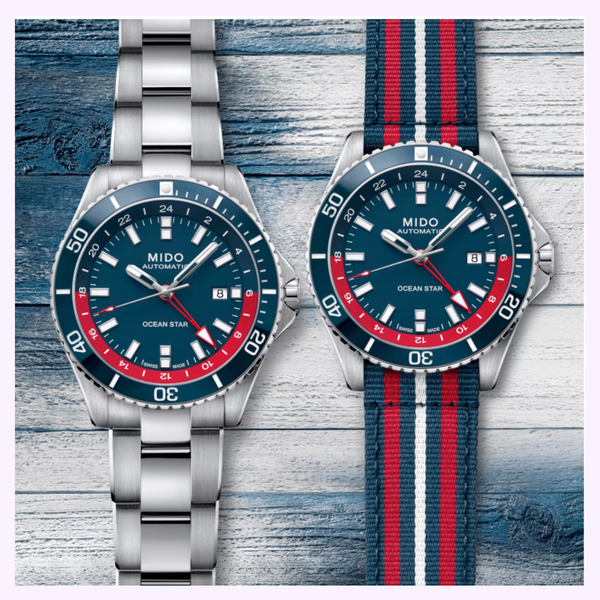 Mido M0266291104100 OCEAN STAR GMT Watches ( 2 strap )