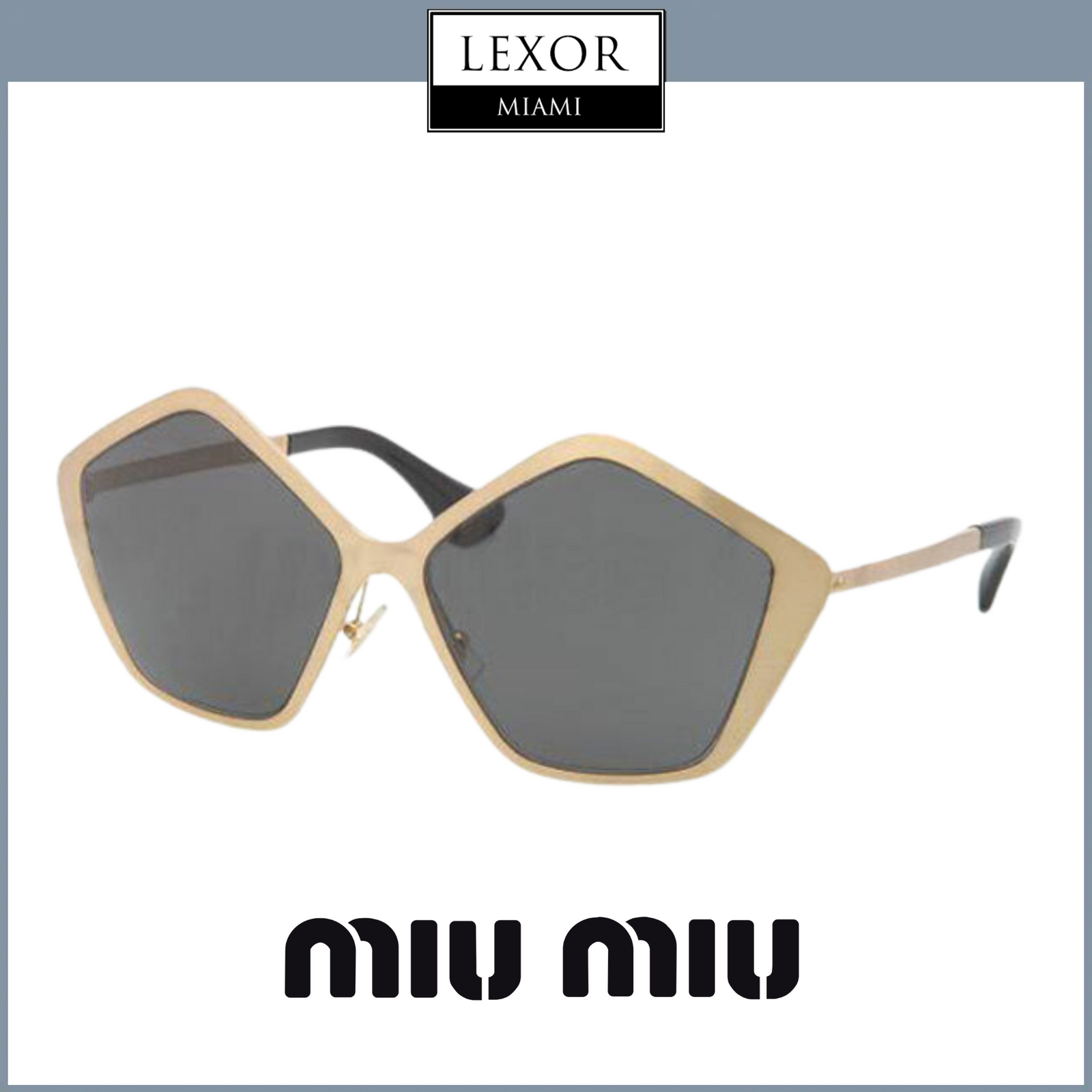 Miu Miu 0MU 53N JAZ1A1 58 Women Sunglasses – Lexor Miami