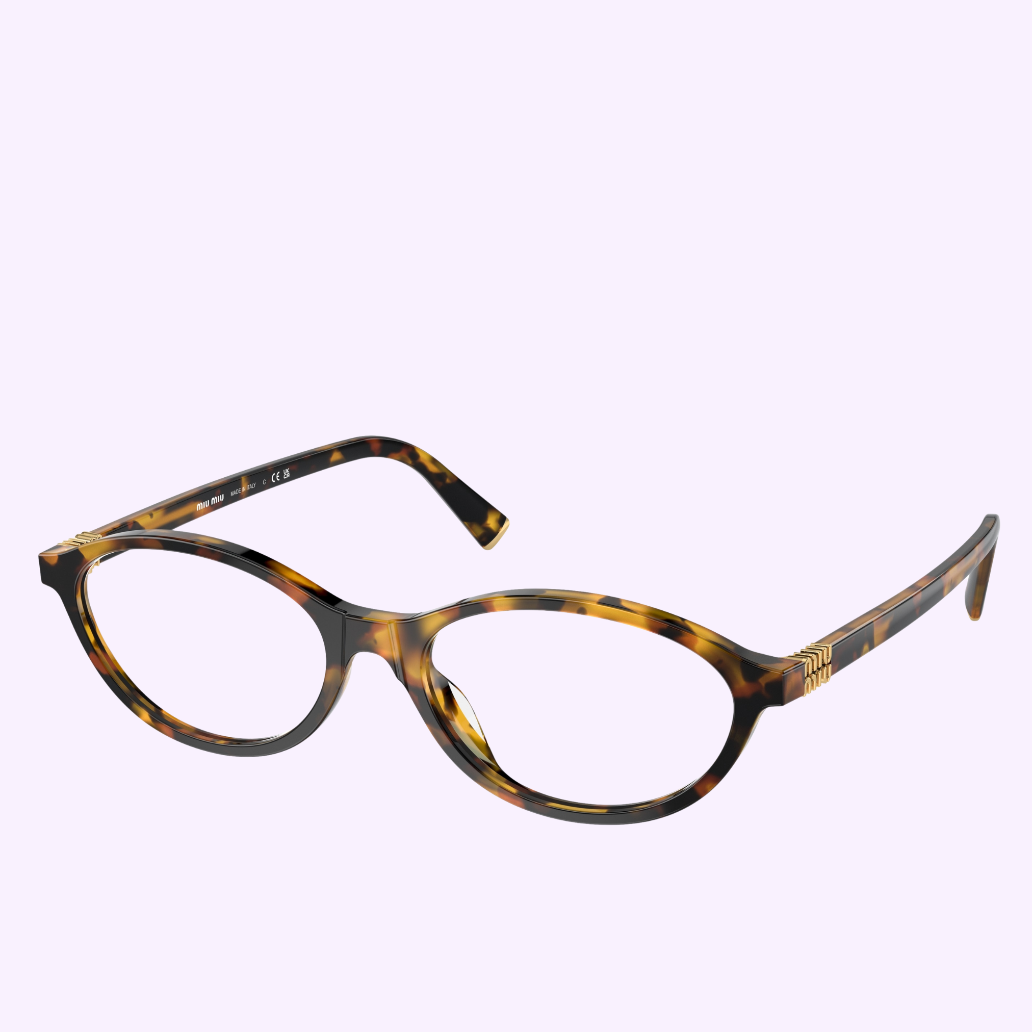 Angle View Miu Miu Optical Frames 0MU 09XV VAU1O153