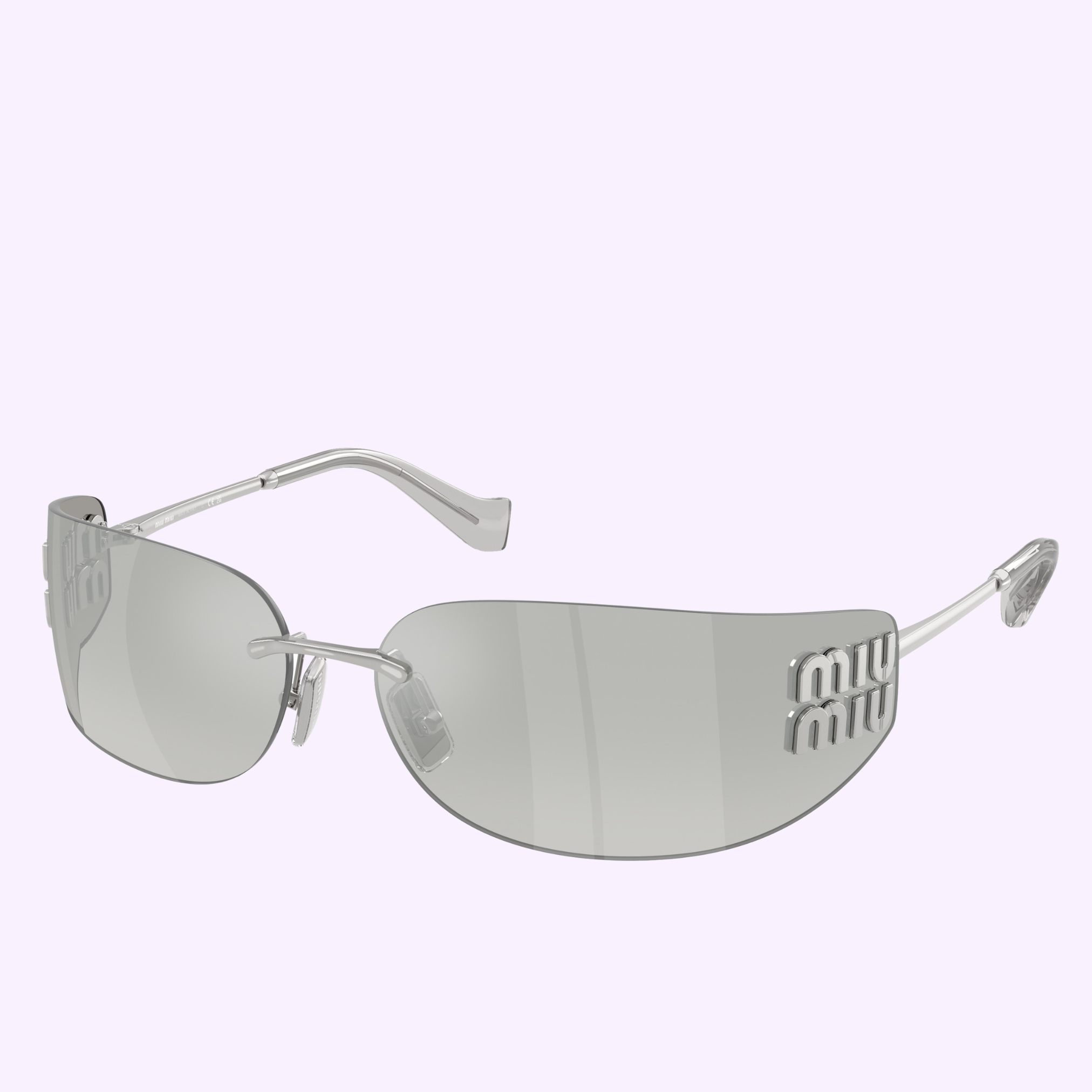 Angle View Miu Miu Sunglasses 0MU A51S 1BC10Y75