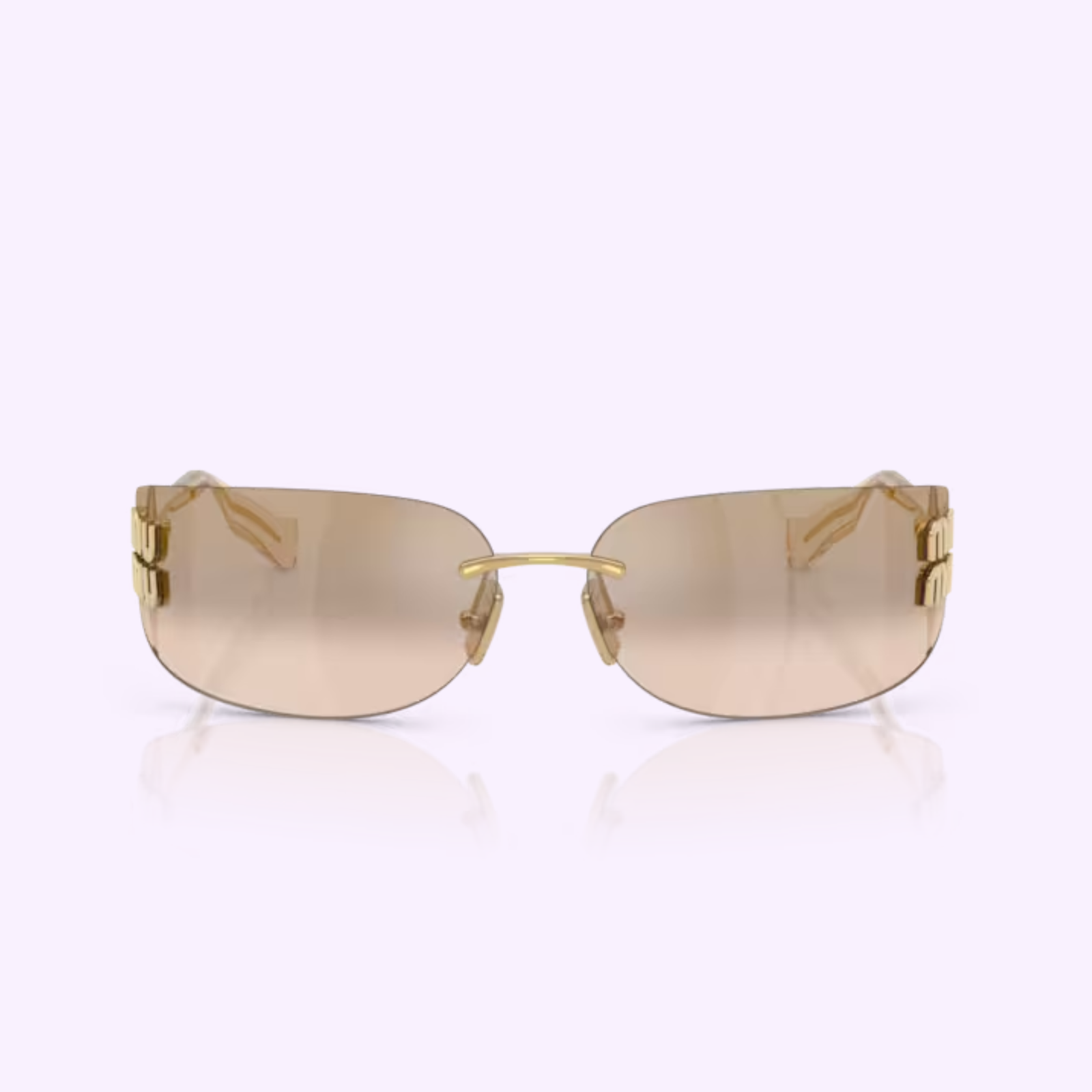 Miu Miu 0MU A51S 5AK20P 75 Sunglasses | Lexor Miami Authorized Dealer