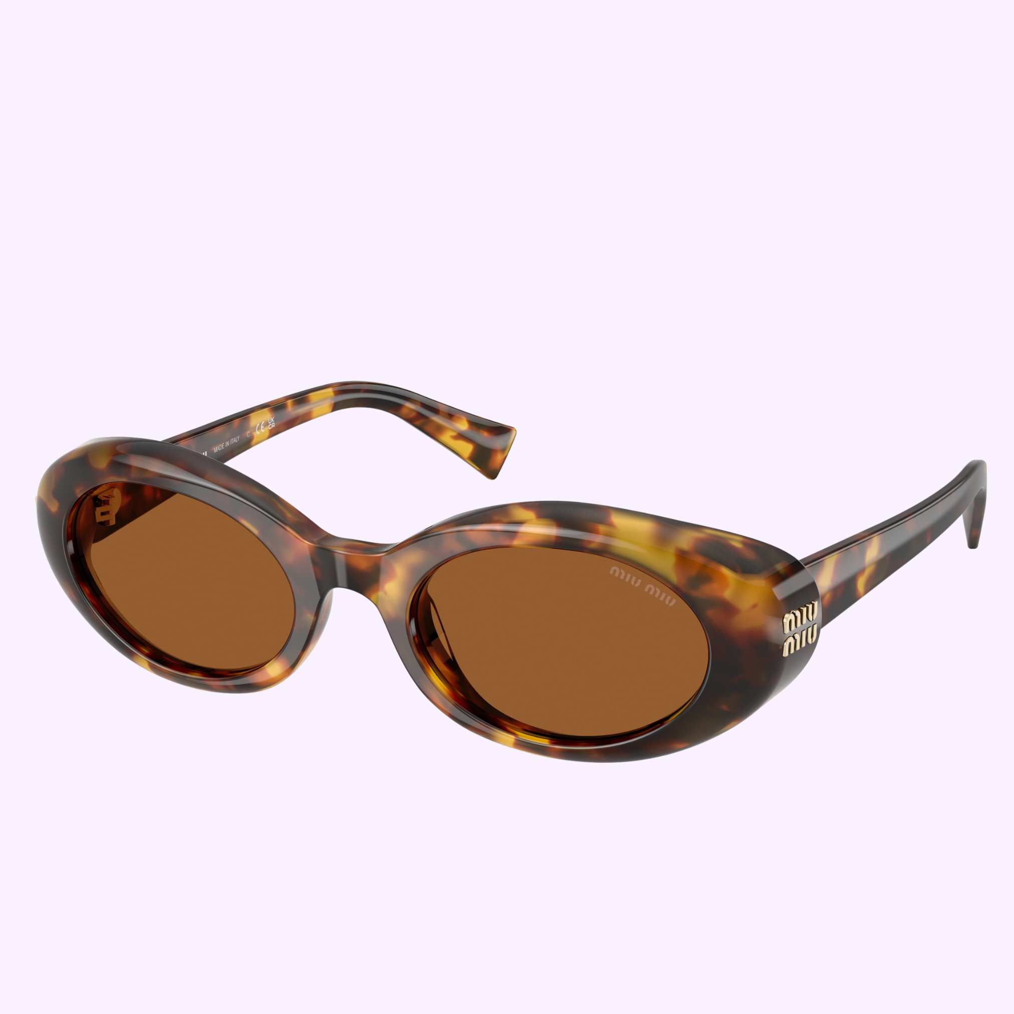 Angle view Miu Miu sunglasses 0MU B09S 14L20V52
