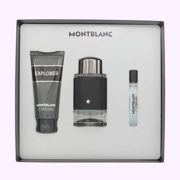 Mont Blanc Explorer 3.3 EDP 3pc Men Set Hard Box