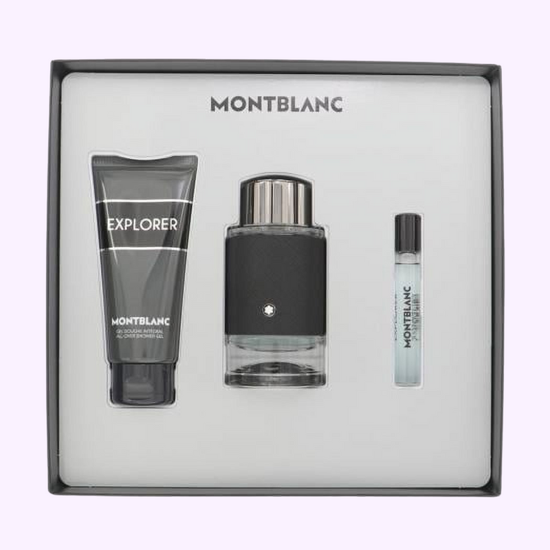 Mont Blanc Explorer 3.3 EDP 3pc Men Set Hard Box