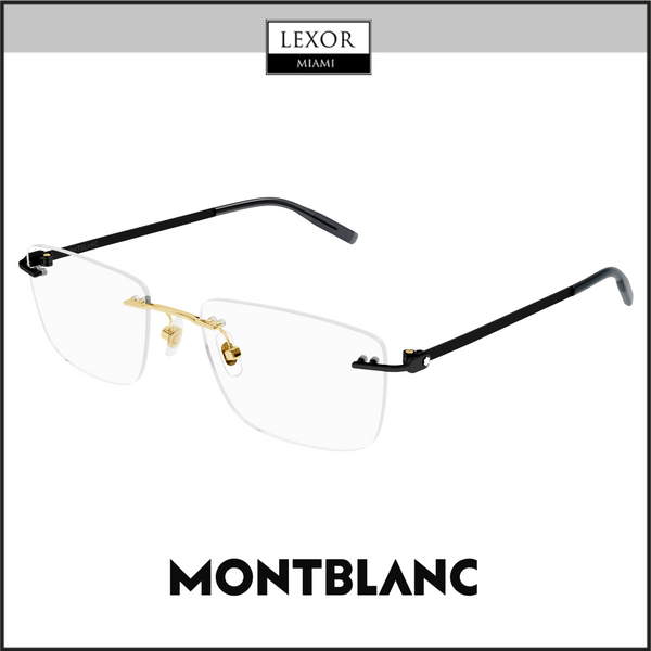 Mont Blanc MB0281O-001 53 Optical Frame MAN METAL