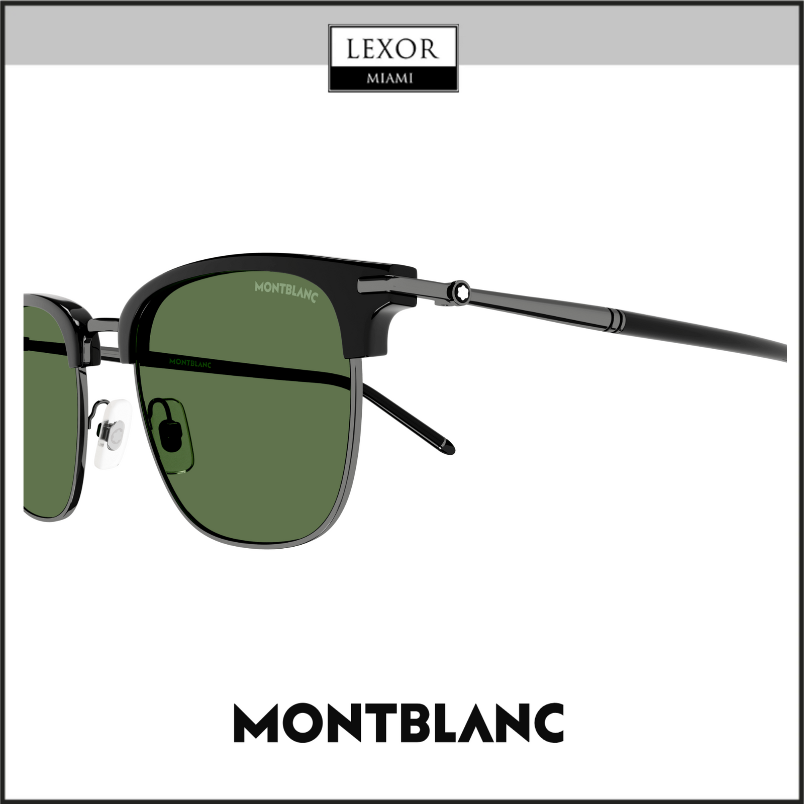 Montblanc MB0242S-002 50 Sunglass MAN ACETATE – Lexor Miami