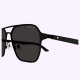 Montblanc Sunglasses MB0360S-001 56 MAN upc 889652511276