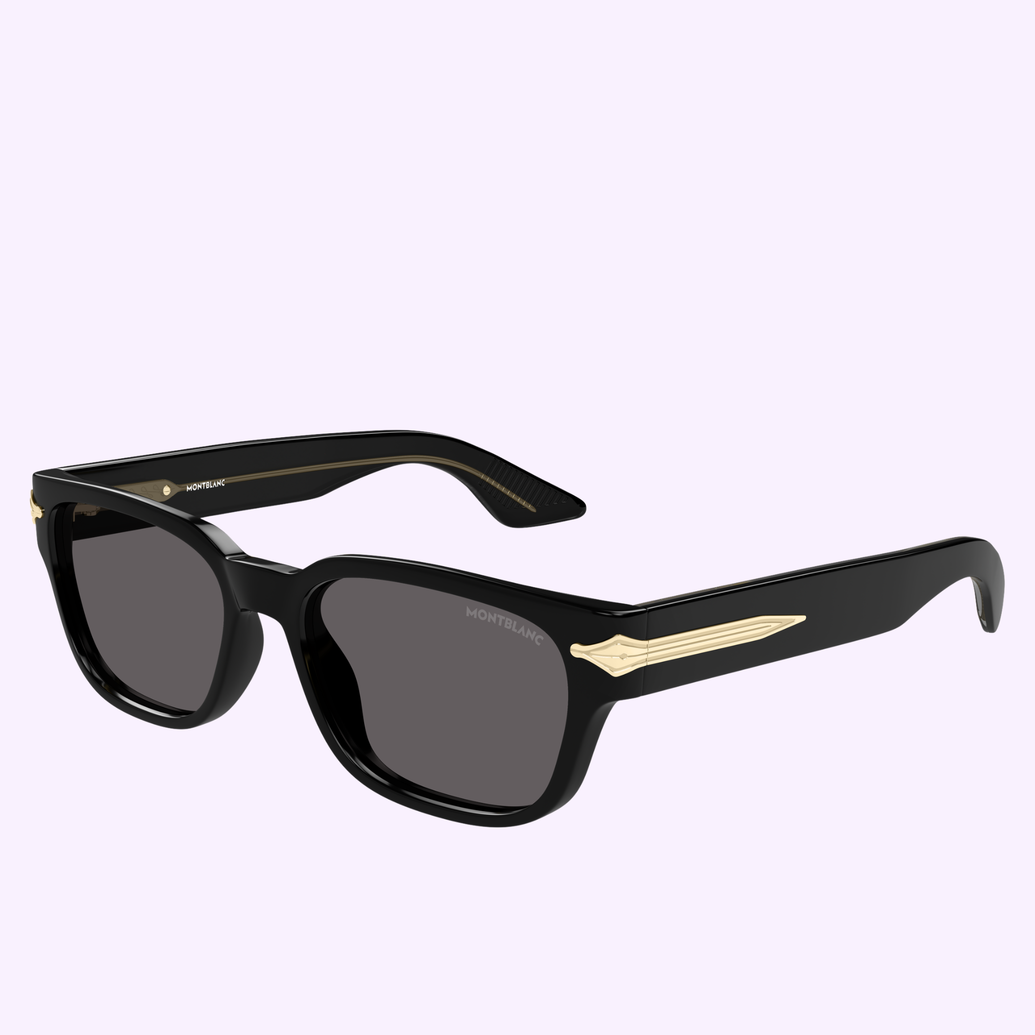 Angle View Montblanc Sunglasses MB0479S-001 55