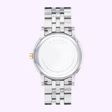 Movado 0607200 Museum Classic 2 Tons Aço Strap Relógios Masculinos