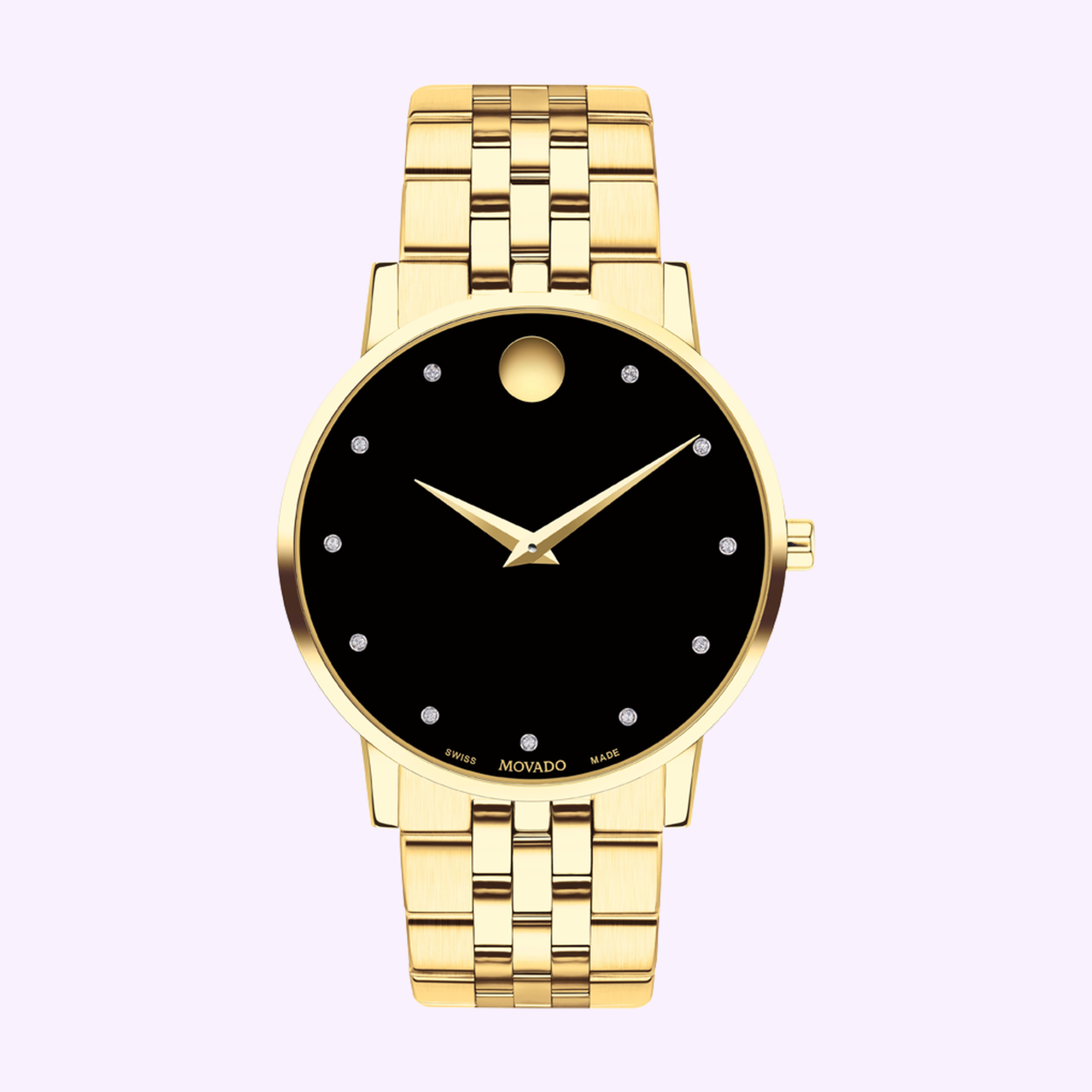 Front View Movado Watches Museum Classic 0607625