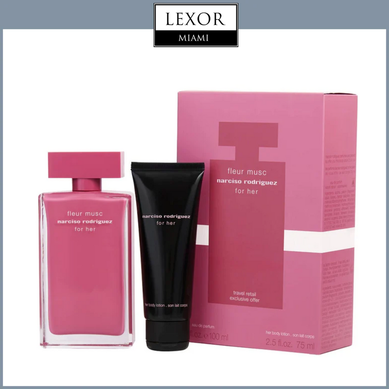 NARCISO RODRIGUEZ FLEUR MUSC 3.4 EDP L + 2.5B/L (TRAVEL SET)