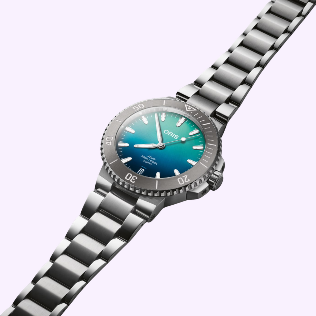 Oris Great Barrier Reef Limited Edition IV blue green gradient dial watch