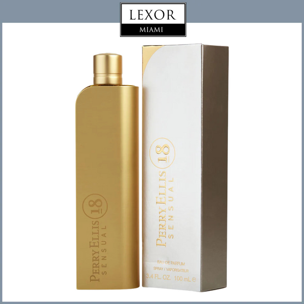 Perfume de mujer Perry Ellis Perry 18 Sensual de 3,4 oz. EDP