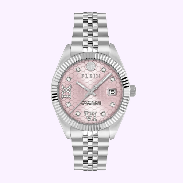 PHILIPP PLEIN Date Superlative Crystal Watch PWYFA0125